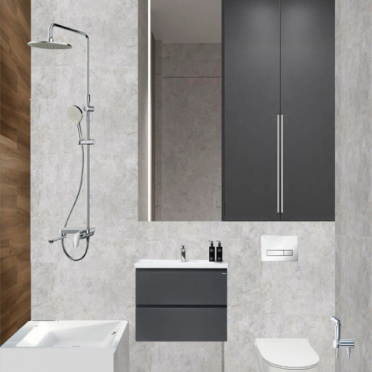 Интерьер ванной  смотреть на Basicdecor