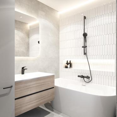 Интерьер ванной  смотреть на Basicdecor