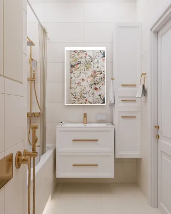 Интерьер ванной в современном стиле смотреть на Basicdecor