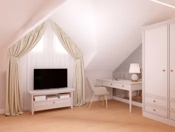 Интерьер c рабочим местом  смотреть на Basicdecor