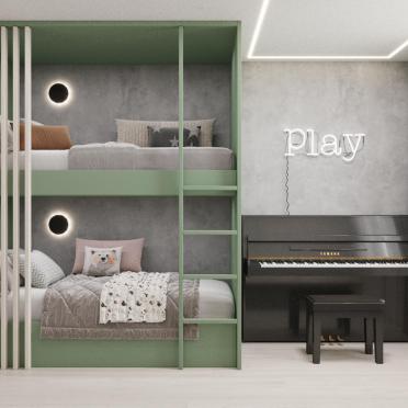 Интерьер детской  смотреть на Basicdecor