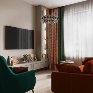 Интерьер гостиной  смотреть на Basicdecor