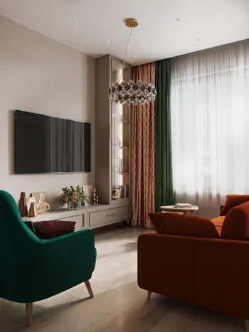 Интерьер гостиной  смотреть на Basicdecor