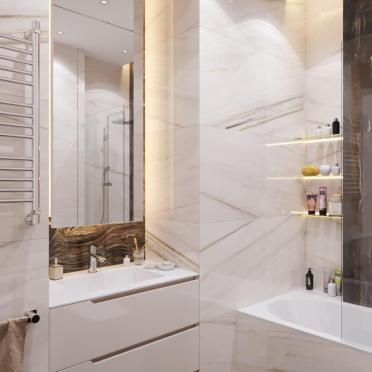 Интерьер ванной  смотреть на Basicdecor