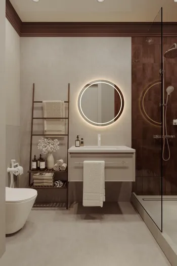 Интерьер ванной  смотреть на Basicdecor