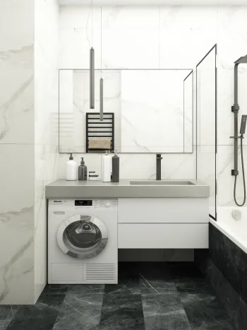 Интерьер ванной  смотреть на Basicdecor