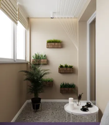 Интерьер балкона  смотреть на Basicdecor