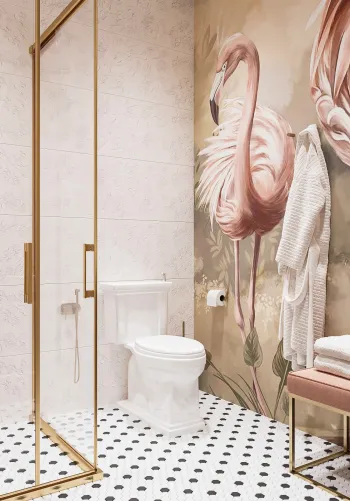 Интерьер ванной  смотреть на Basicdecor