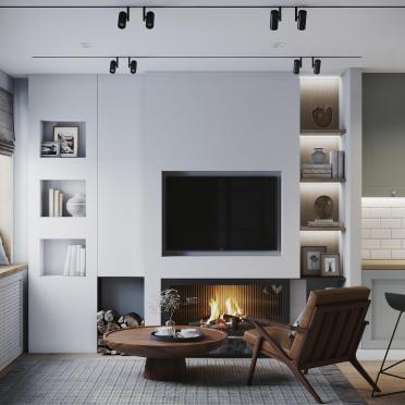 Интерьер гостиной  смотреть на Basicdecor