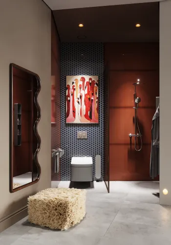 Интерьер ванной  смотреть на Basicdecor