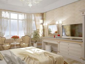 Интерьер спальни в классическом стиле смотреть на Basicdecor