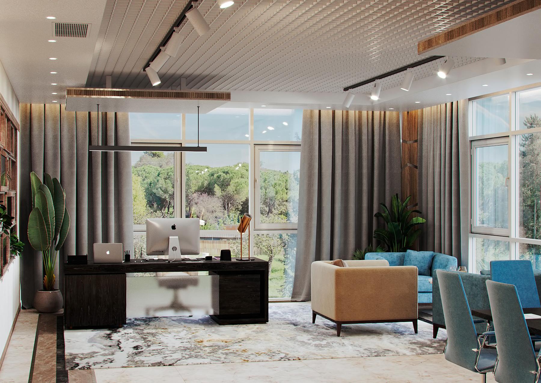 Интерьер гостиной с рейками с подсветкой в современном стиле
