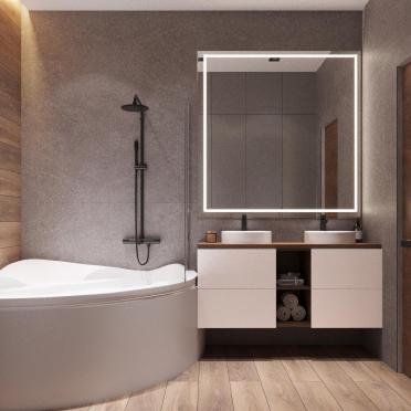 Интерьер ванной  смотреть на Basicdecor