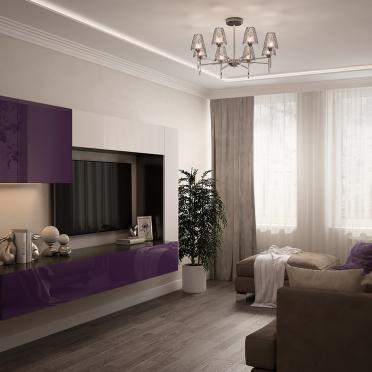 Интерьер гостиной в современном стиле смотреть на Basicdecor