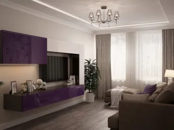 Интерьер гостиной в современном стиле смотреть на Basicdecor