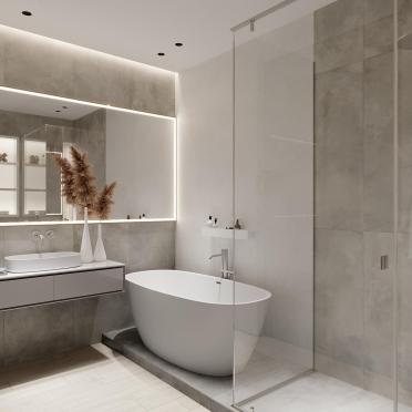 Интерьер ванной  смотреть на Basicdecor