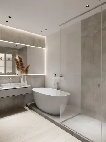 Интерьер ванной  смотреть на Basicdecor