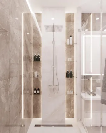 Интерьер ванной  смотреть на Basicdecor