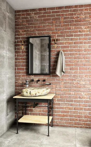 Интерьер ванной в стиле лофт смотреть на Basicdecor