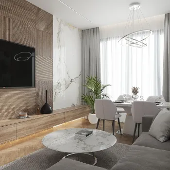 Интерьер гостиной  смотреть на Basicdecor