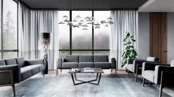 Интерьер гостиной в современном стиле смотреть на Basicdecor