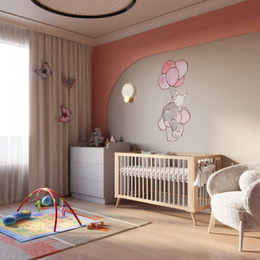 Интерьер детской с для девочки  смотреть на Basicdecor