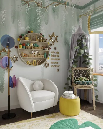 Интерьер детской  смотреть на Basicdecor