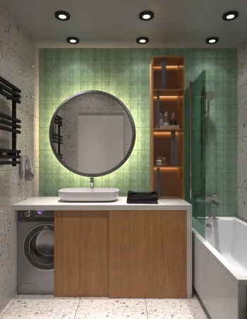 Интерьер ванной  смотреть на Basicdecor