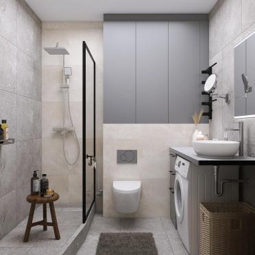 Интерьер ванной  смотреть на Basicdecor