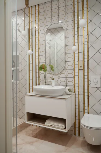 Интерьер ванной в современном стиле смотреть на Basicdecor