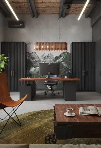 Интерьер кабинета  смотреть на Basicdecor