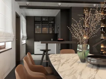Интерьер кухни в современном стиле смотреть на Basicdecor