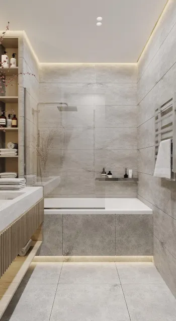 Интерьер ванной  смотреть на Basicdecor