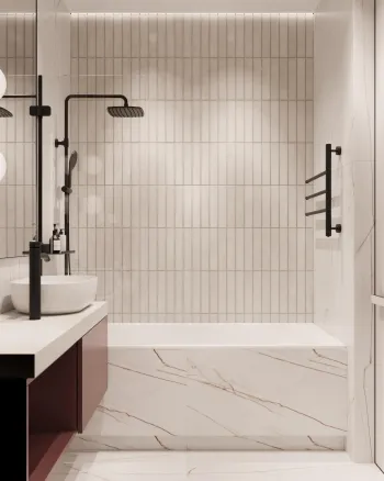 Интерьер ванной  смотреть на Basicdecor