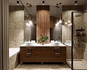 Интерьер ванной  смотреть на Basicdecor