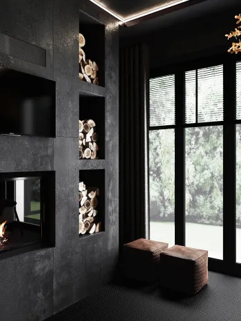 Интерьер гостиной  смотреть на Basicdecor