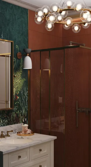Интерьер ванной  смотреть на Basicdecor
