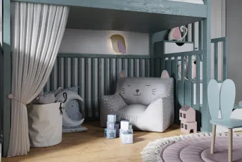 Интерьер детской в современном стиле и скандинавском стиле смотреть на Basicdecor
