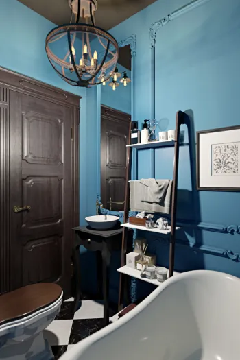 Интерьер ванной в классическом стиле смотреть на Basicdecor