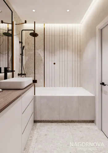 Интерьер ванной  смотреть на Basicdecor