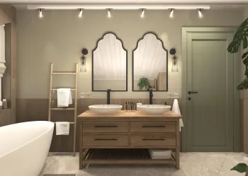Интерьер ванной  смотреть на Basicdecor
