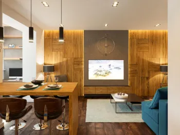Интерьер гостиной  смотреть на Basicdecor