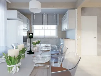 Интерьер кухни в классическом стиле смотреть на Basicdecor