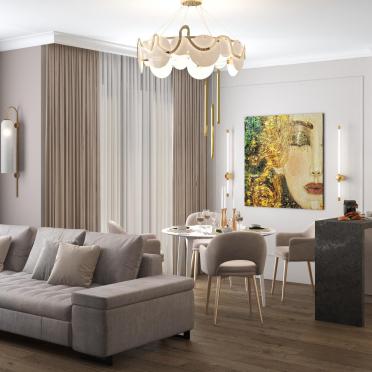 Интерьер гостиной  смотреть на Basicdecor