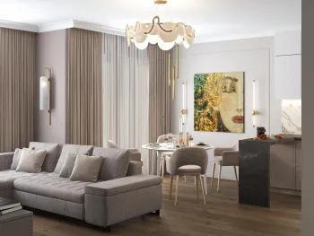 Интерьер гостиной  смотреть на Basicdecor