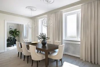 Интерьер столовой в современном стиле смотреть на Basicdecor