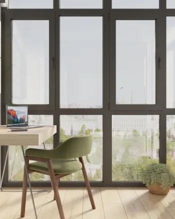 Интерьер с жалюзи  смотреть на Basicdecor