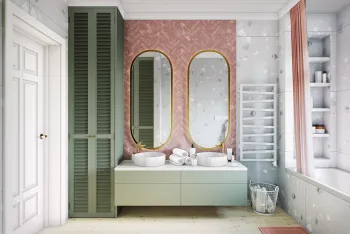 Интерьер ванной  смотреть на Basicdecor