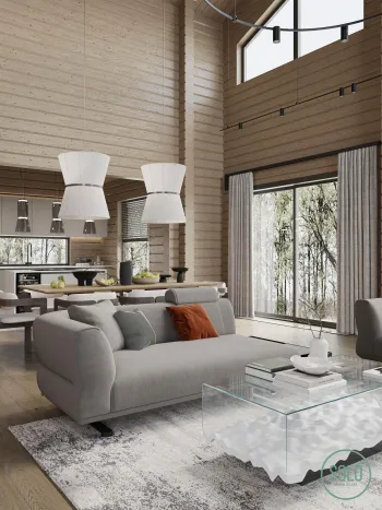 Интерьер гостиной  смотреть на Basicdecor