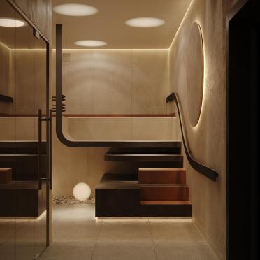 Интерьер с нишей с подсветкой, подсветкой светодиодной и с подсветкой  смотреть на Basicdecor